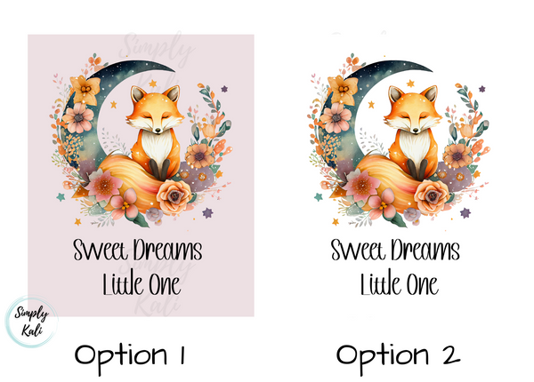 Wall Art - Sweet Dream Fox - Unframed - Heavy Weight Glossy Picture Only