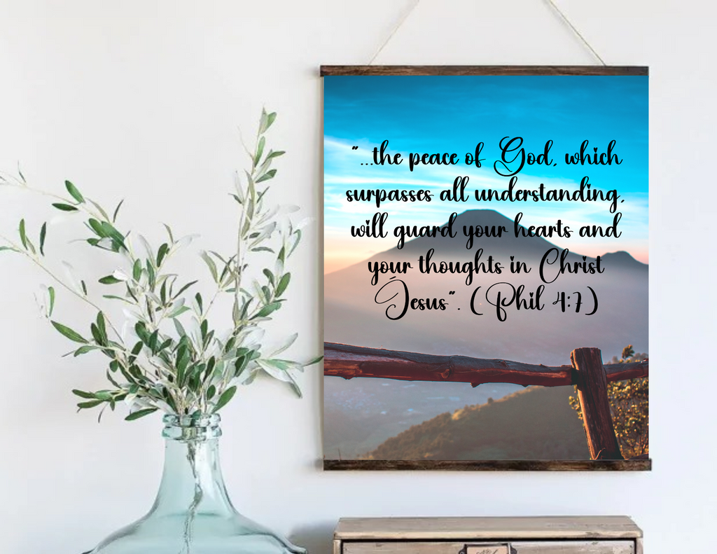 Peace of God Prayer - Canvas Only